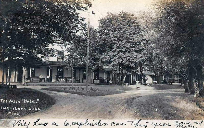 Farm Hotel - Vintage Postcard (newer photo)
